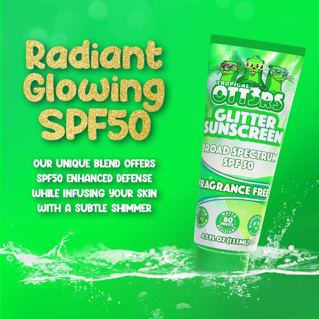 Sparkle & Shimmer Glitter Sunscreen 4.5Oz - SPF 50