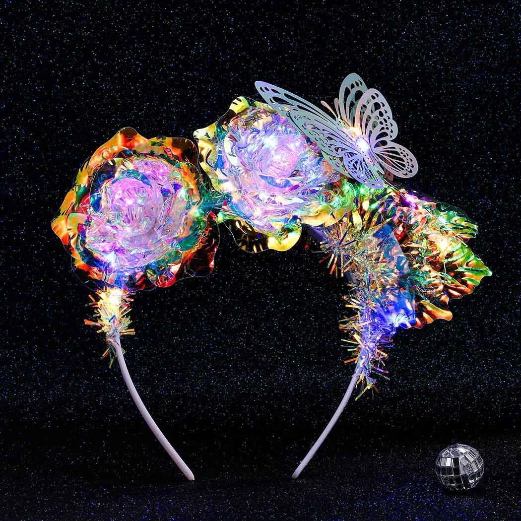 Light Up Glowing Flower Hair Accessory