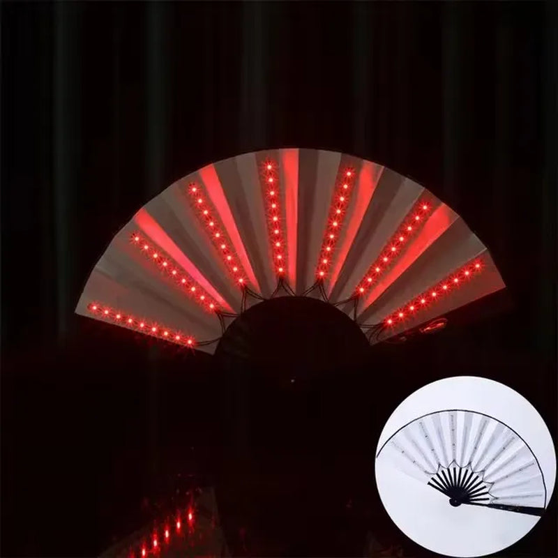 Glow Folding LED Dancing Light Fan Night Show