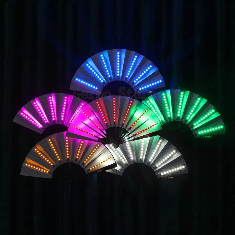 Glow Folding LED Dancing Light Fan Night Show