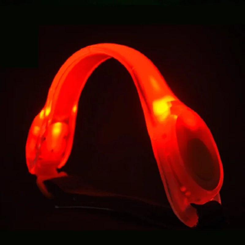 LED Light up Armband Adjustable Wearable Running Arm Belt Glow the Dark for Running Walking Cycling Concert Roller Skates Light