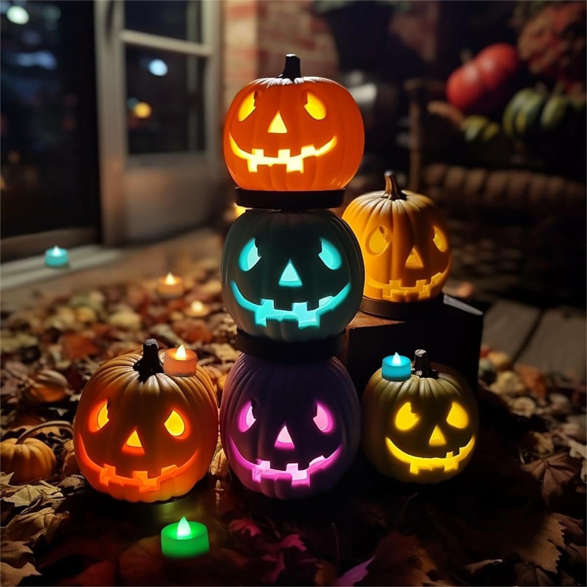 Color Changing LED Tea Lights Bulk, 24 Pcs, Battery Operated