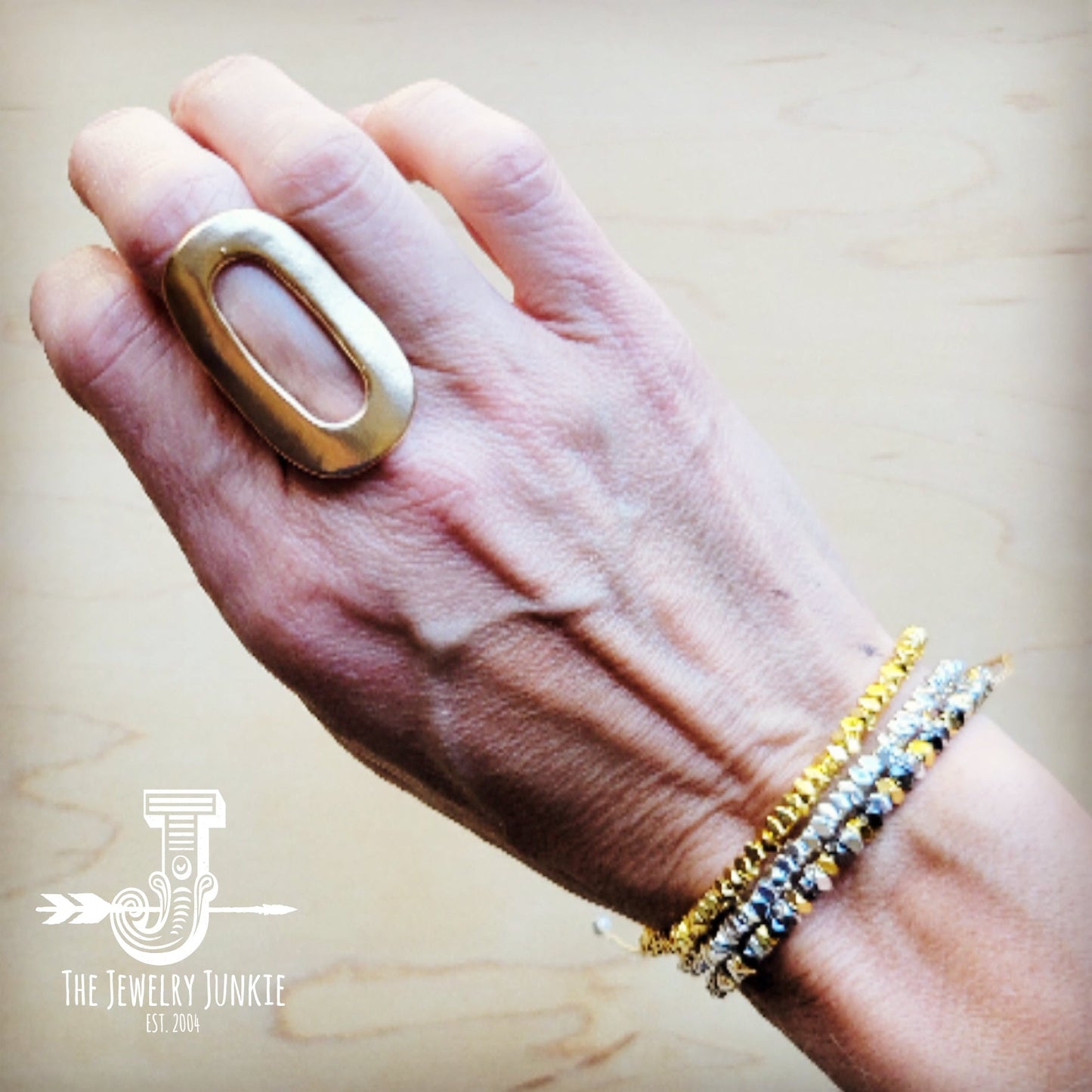 Stackable Woven Beaded Bracelet in Multi 809x