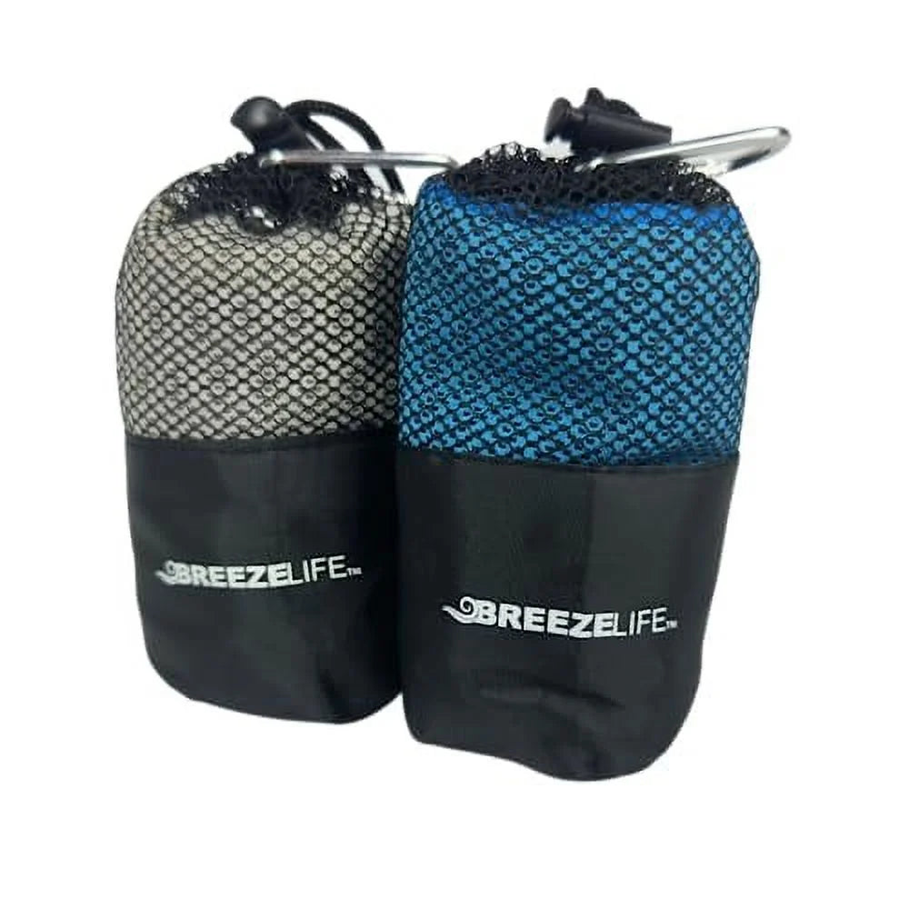 Microfiber Cooling Towels for Hot Weather, Instant Fast Cooling for Neck and Face, 2 Pack