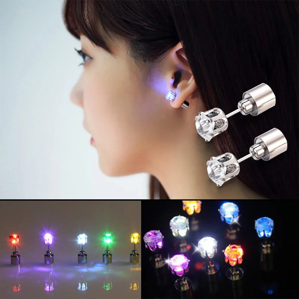 Colorful LED Luminous Glowing Earrings