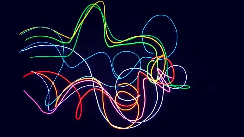 Customizable Glow EL Wire Options for DIY Costumes