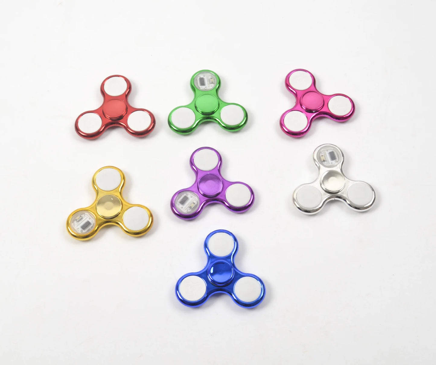 Creative LED Light Luminous Fidget Spinner - 6Colors