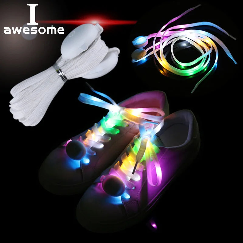 1 Pair LED Shoelaces Luminous - Light Up Colors