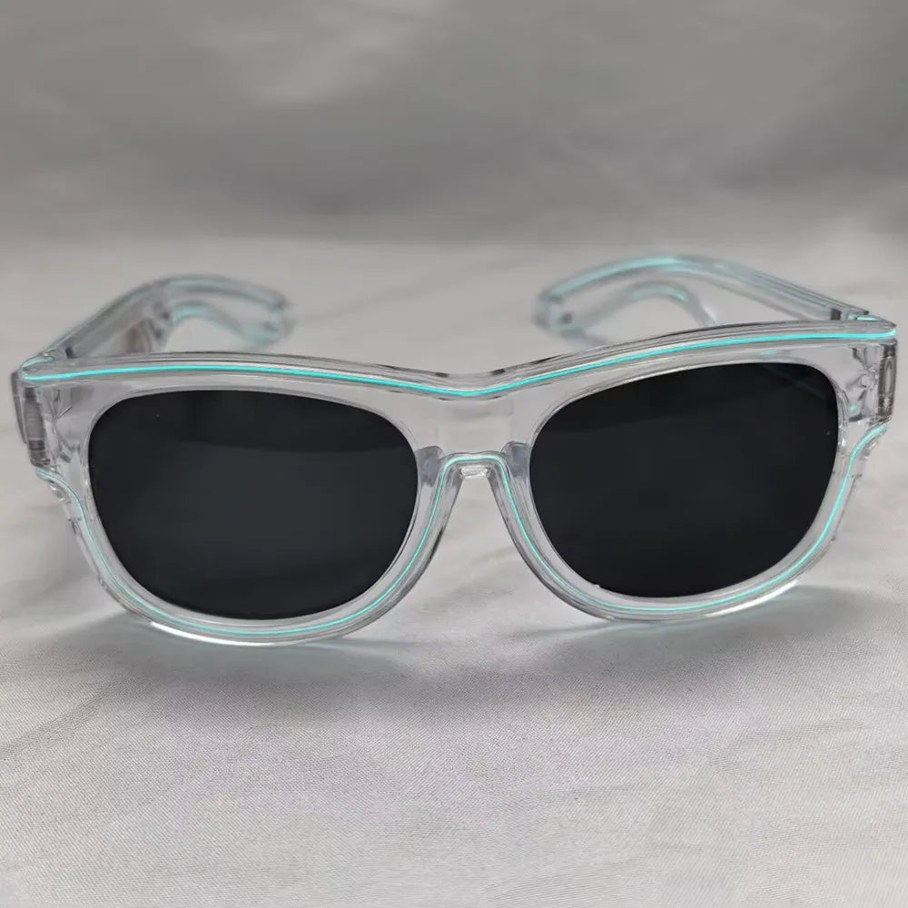 Wireless LED Light Up Luminous Sunglasses - Rechargeable