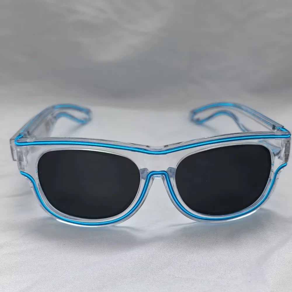 Wireless LED Light Up Luminous Sunglasses - Rechargeable