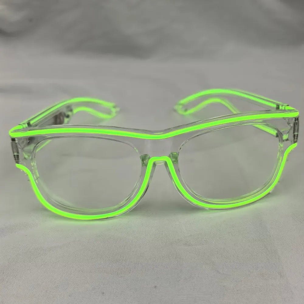 Wireless LED Light Up Luminous Sunglasses - Rechargeable