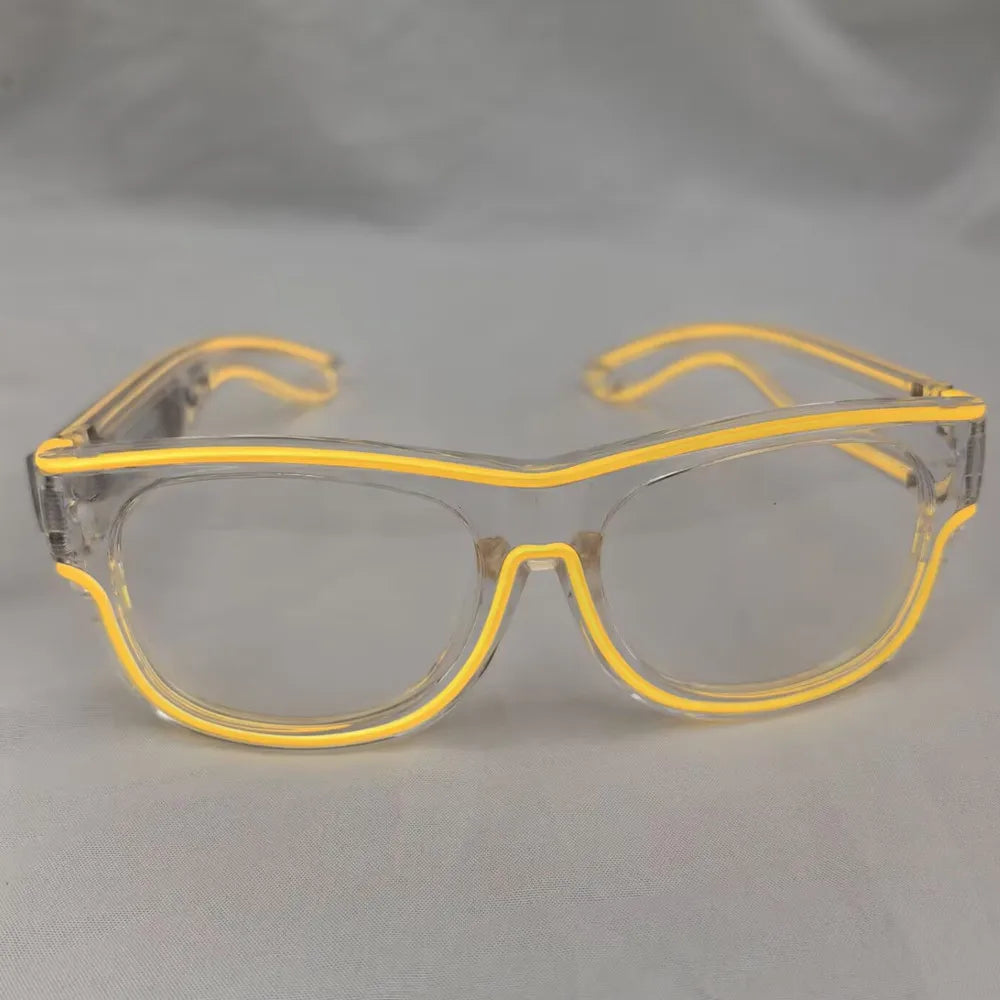 Wireless LED Light Up Luminous Sunglasses - Rechargeable