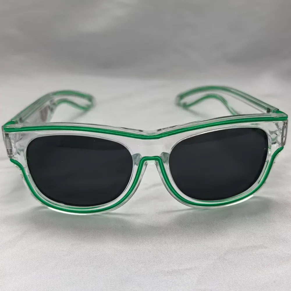 Wireless LED Light Up Luminous Sunglasses - Rechargeable