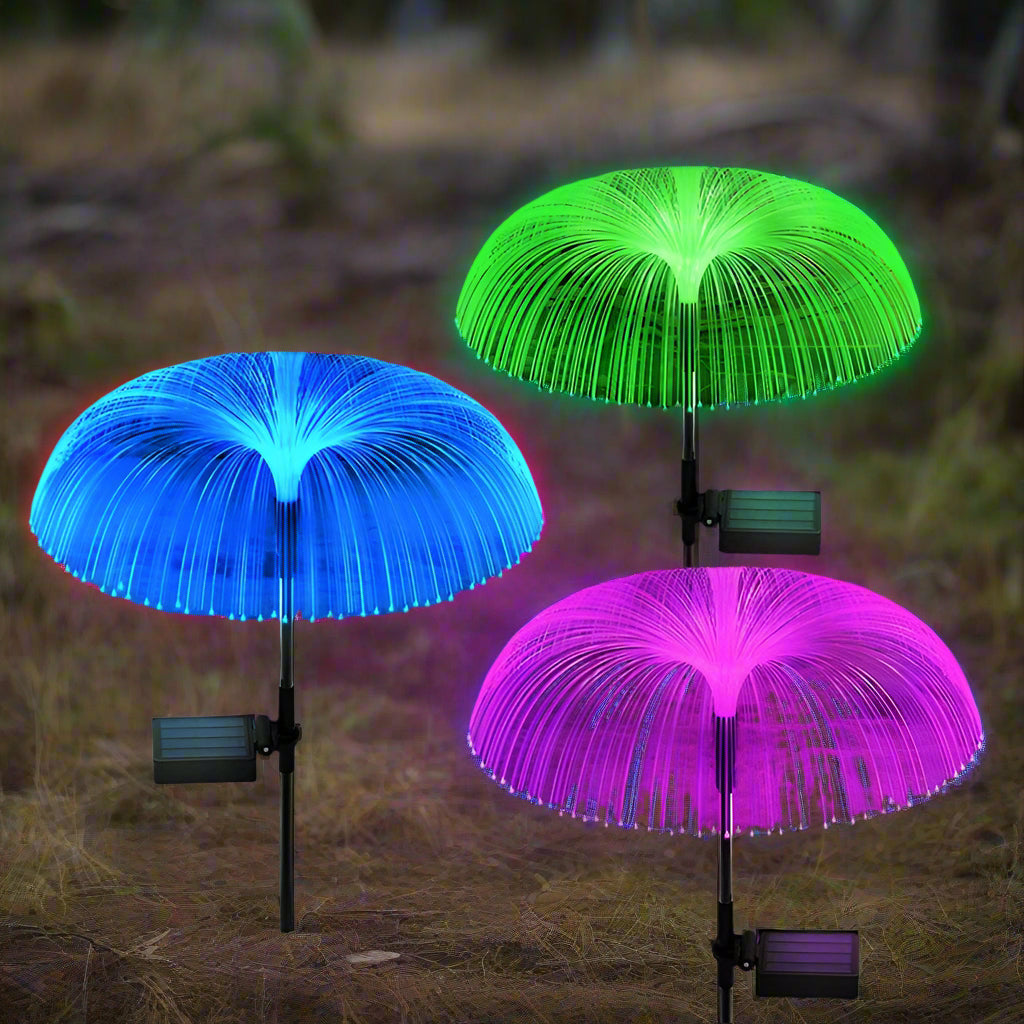Solar Pathway Lights Outdoor Garden Jellyfish Decor Lawn Lights Solar Power Waterproof Yard Walkway Patio Decor Flowers Lamp