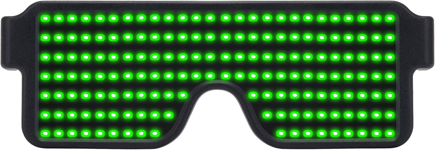 Rechargeable LED Glasses Light Up The Festival
