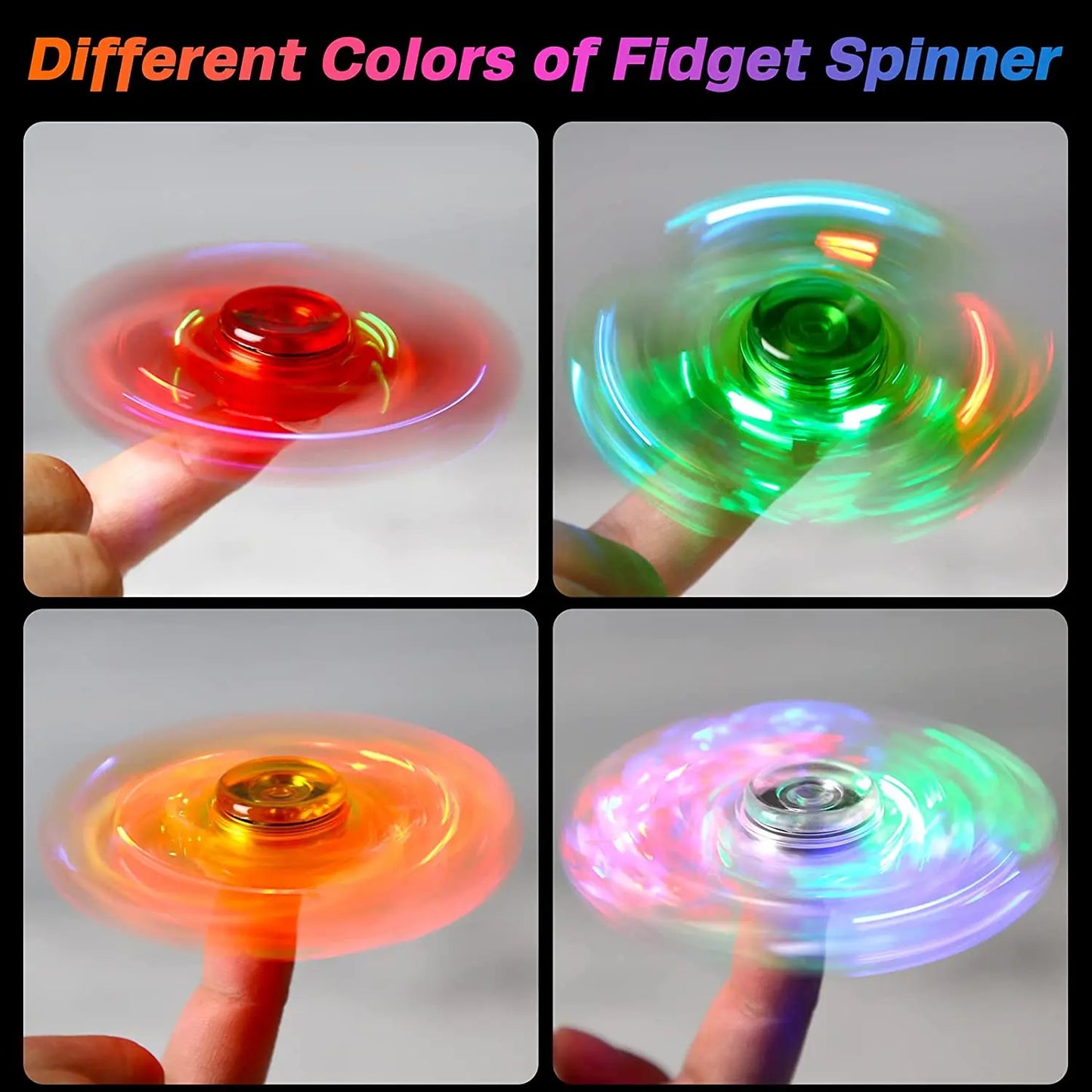 Light Up Fidget Spinner Luminous Hand Spinner