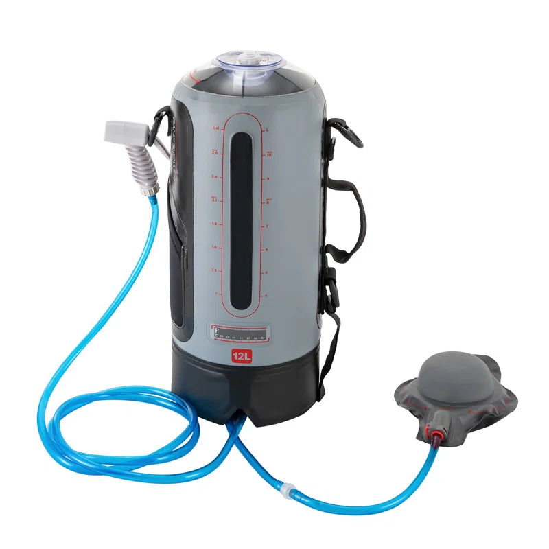 Outdoor Portable Pressurized Camp Shower, 3 Gallon