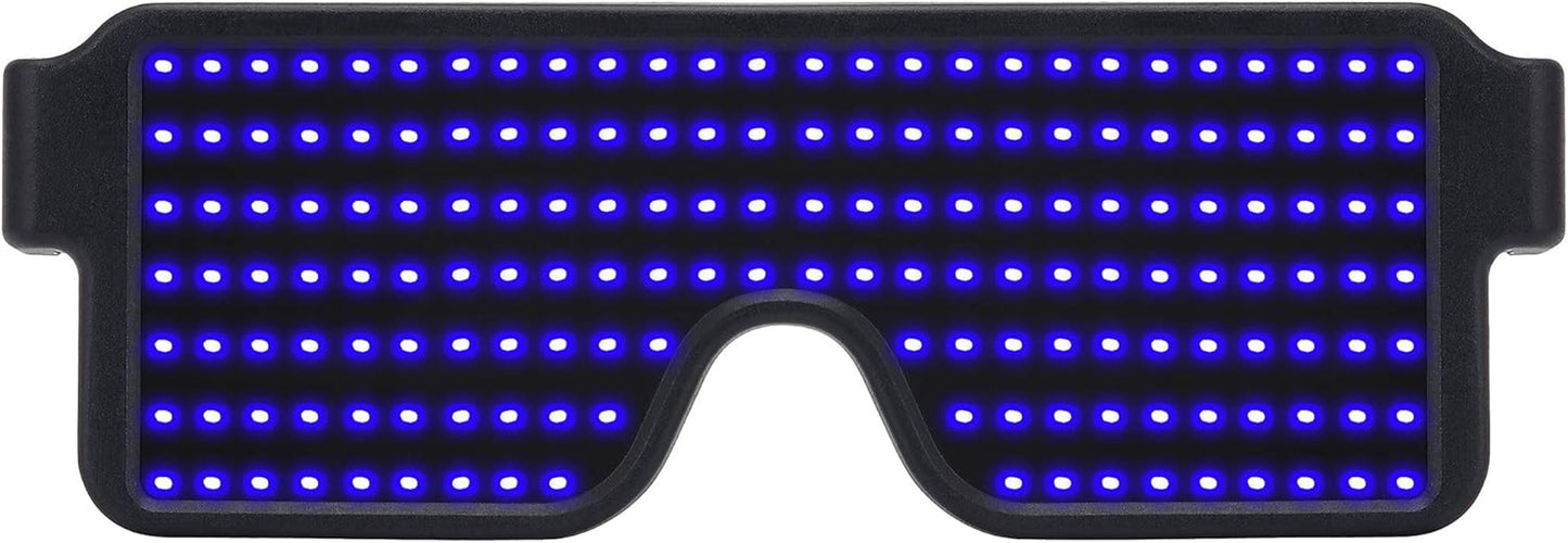 Rechargeable LED Glasses Light Up The Festival