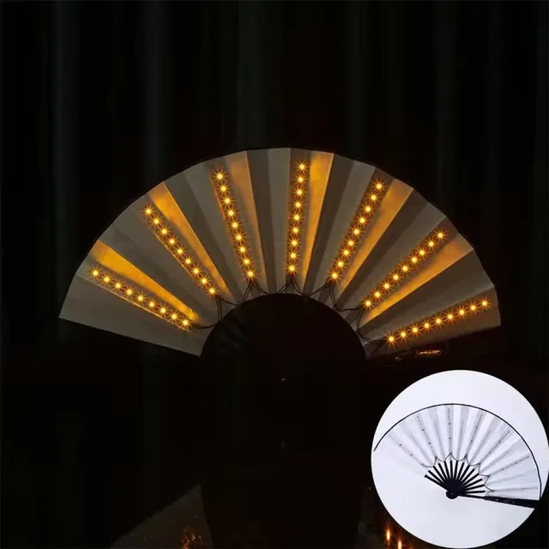 Glow Folding LED Dancing Light Fan Night Show