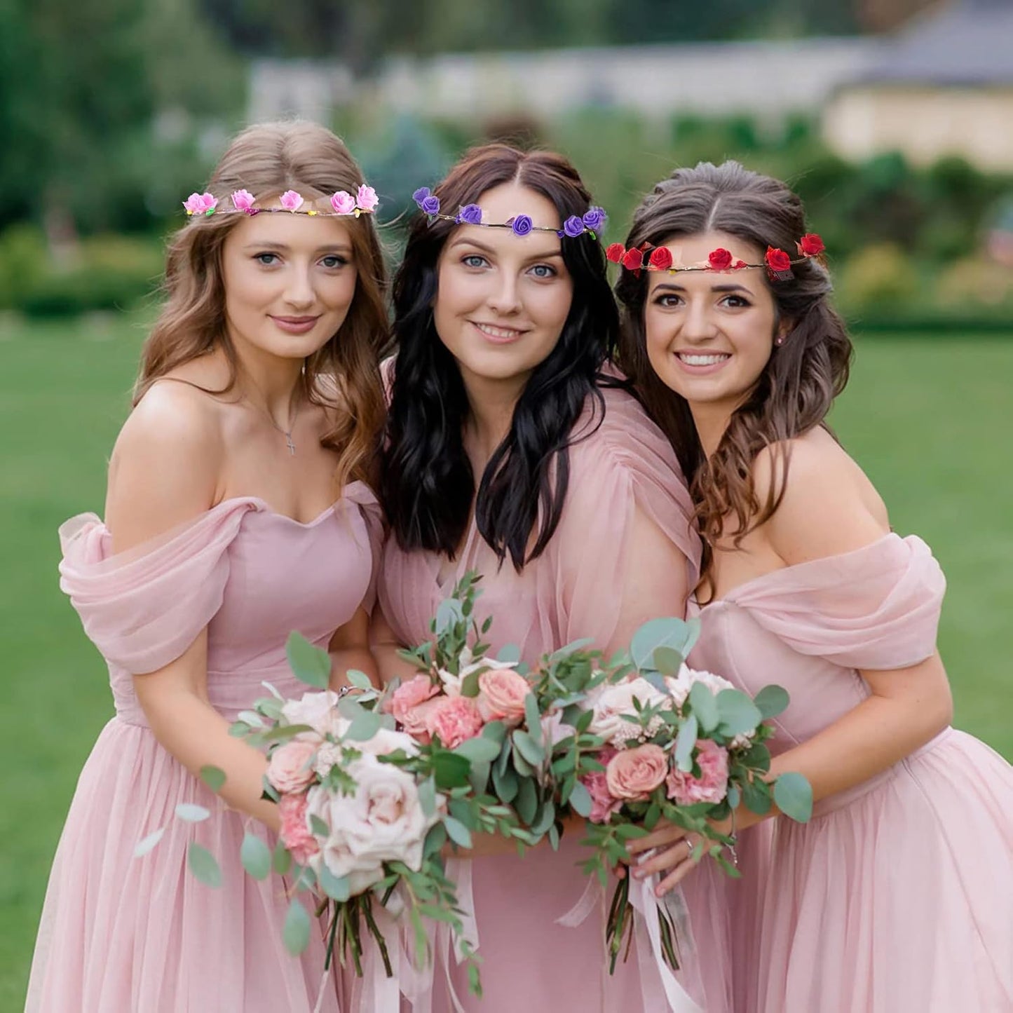 LED Light Up Flower Crown Headband