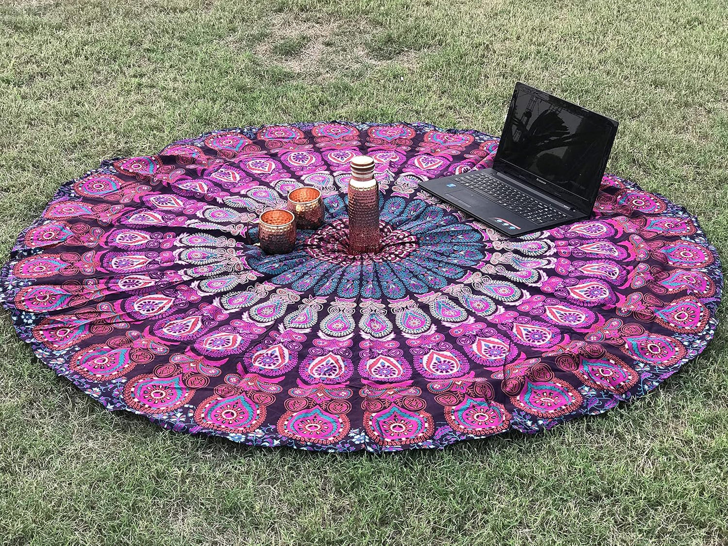 Purple Yoga, Meditation, Festival Tapestry Rug