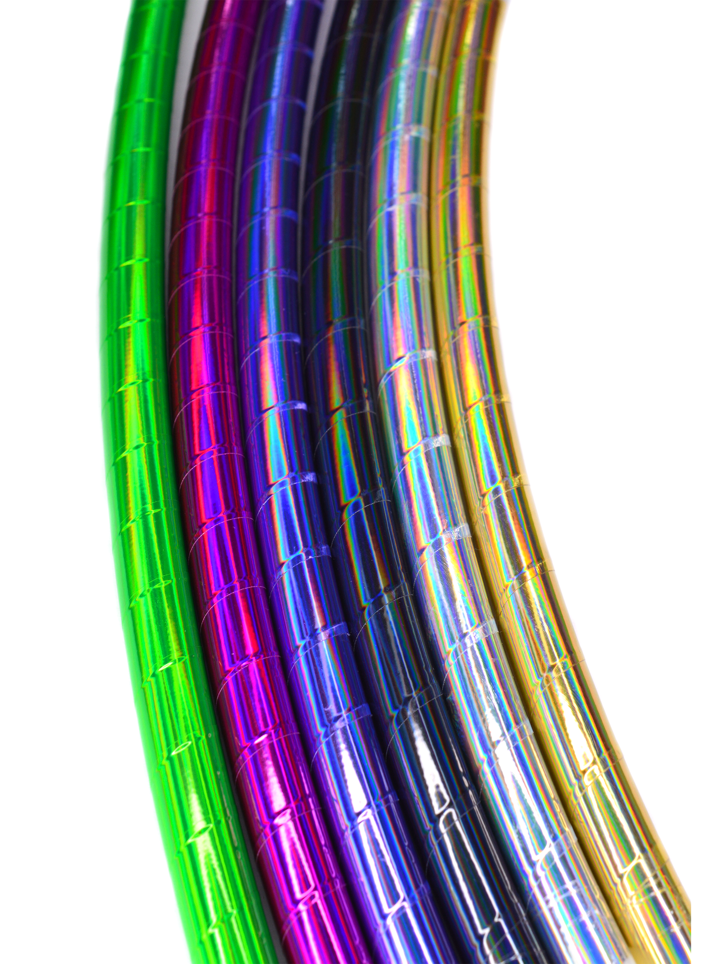 Beginner & Weighted Taped Hula Hoops | Mirror, Holographic, & Gaffer Grip Tape