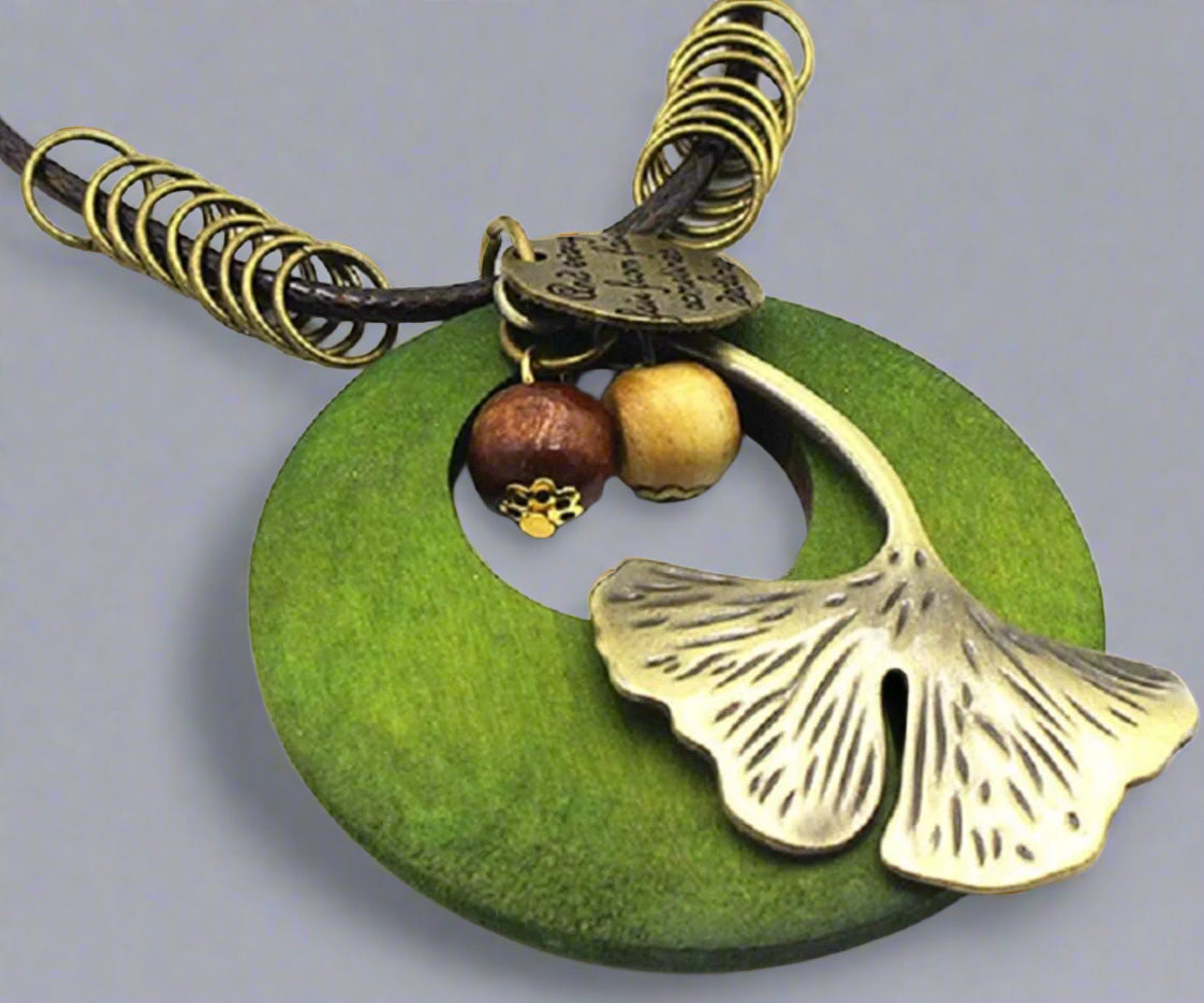 Handmade Vintage Necklace with Various Pendant Options