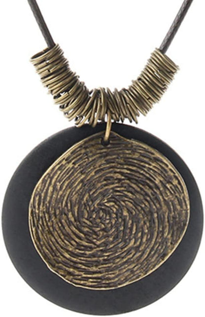 Handmade Vintage Necklace with Various Pendant Options 