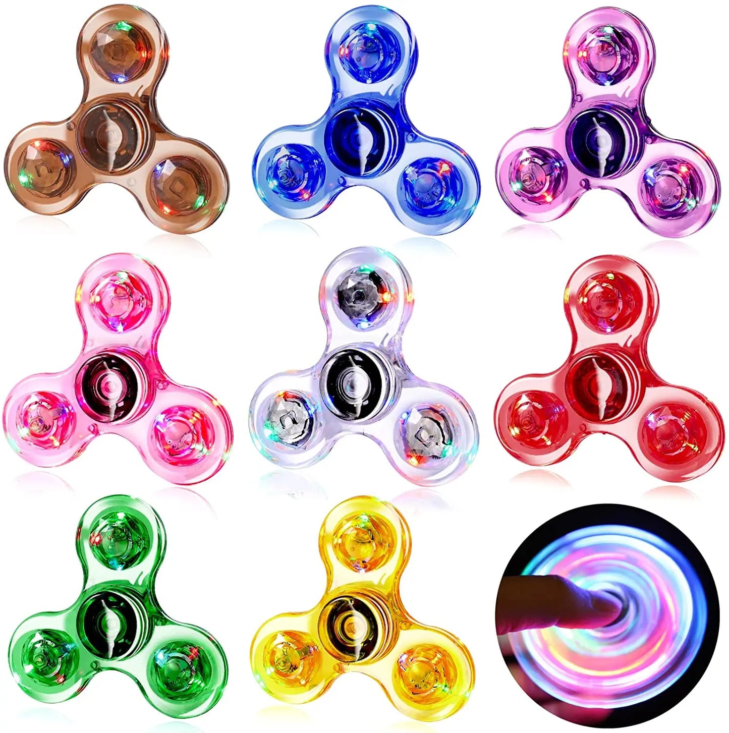 Light Up Fidget Spinner Luminous Hand Spinner 