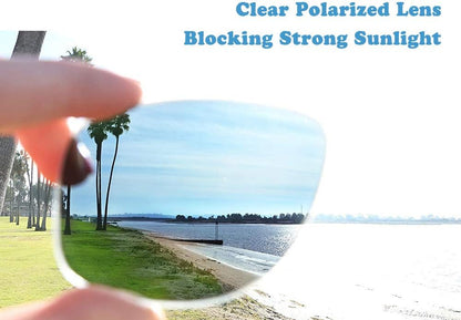 Polarized Wood Sunglasses Men, Wooden Bamboo Sunglasses for Women