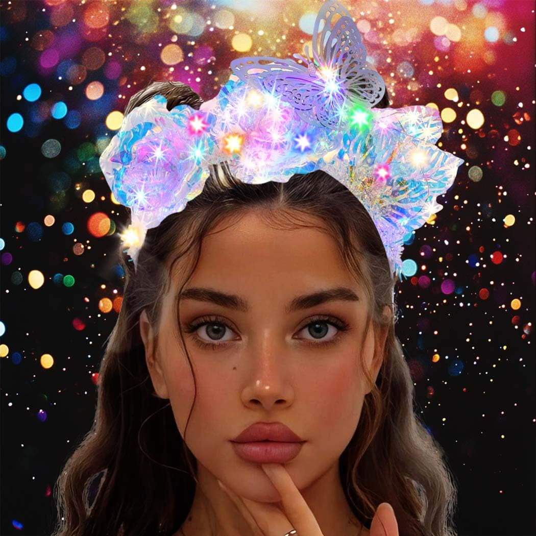 Light Up Glowing Flower Hair Accessory