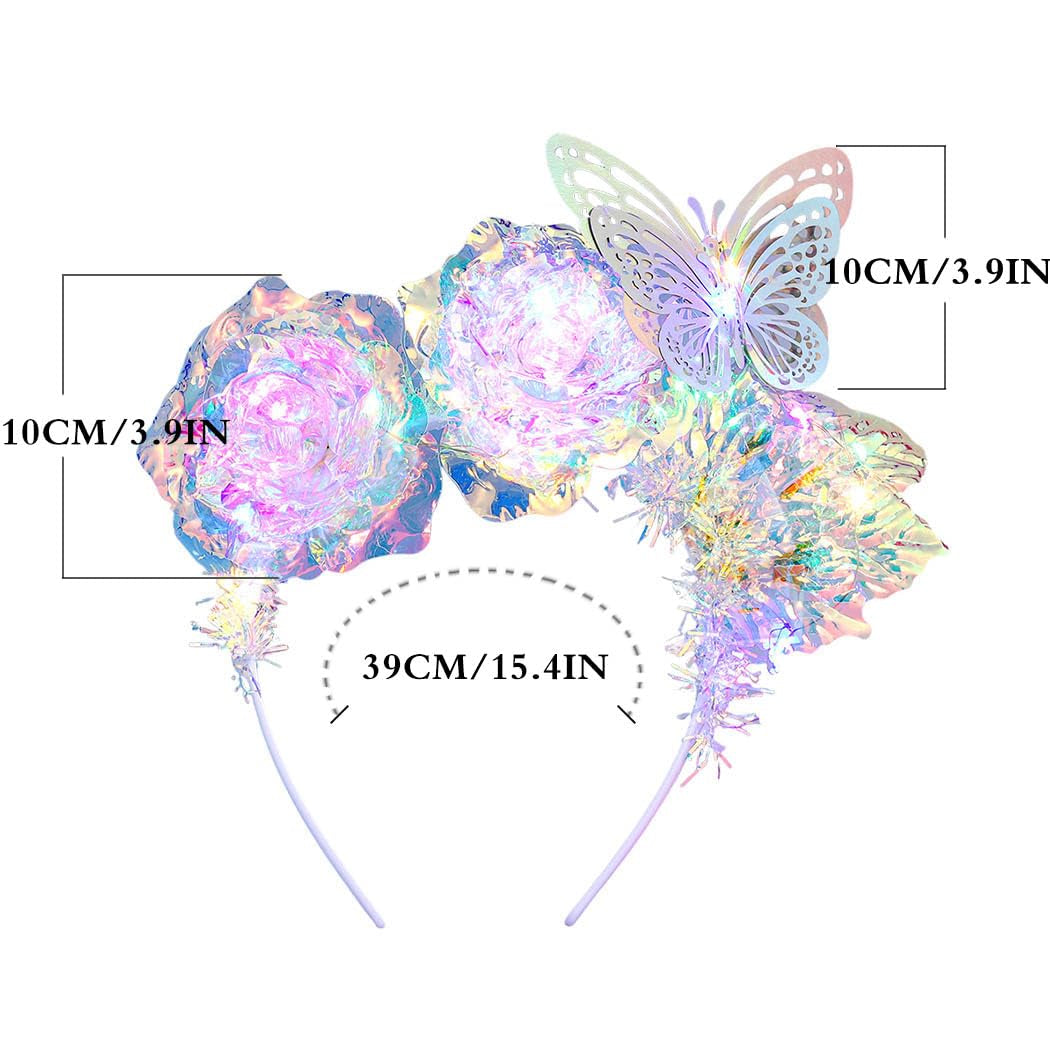 Light Up Glowing Flower Hair Accessory