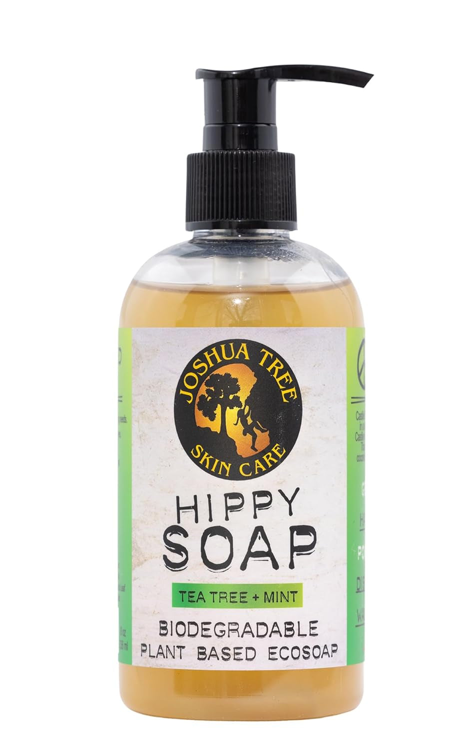 Organic Hippy Soap - Biodegradable Plant Based Eco Soap (Tea Tree + Mint)