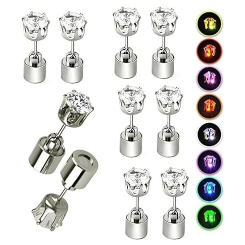 Colorful LED Luminous Glowing Earrings