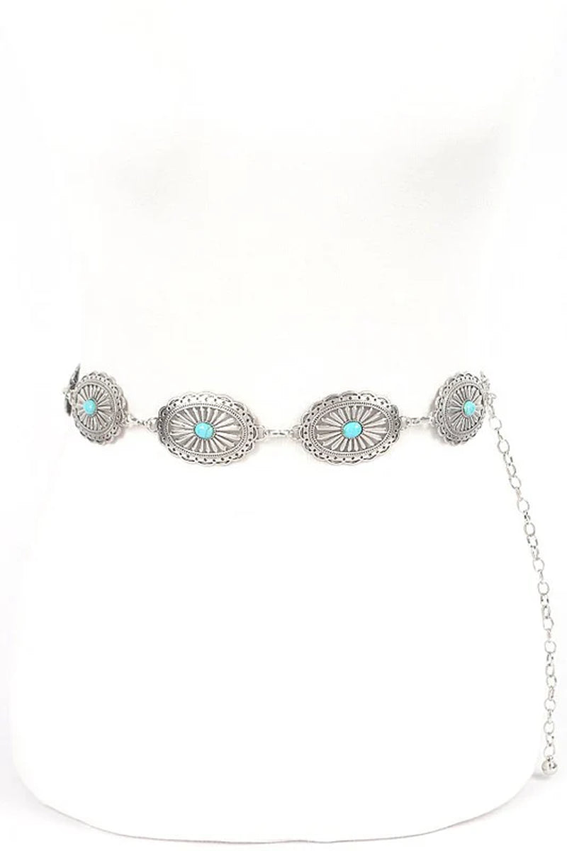 Turquoise Western Chain Belt