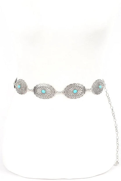 Turquoise Western Chain Belt