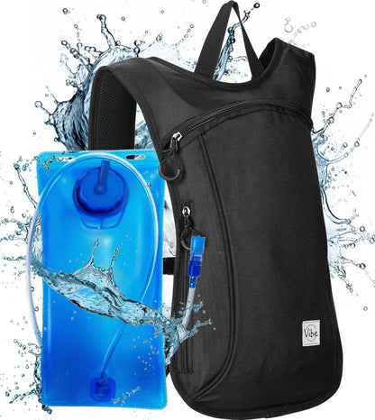 Hydration Pack Backpack with 2L Water Bladder for Women, Men, Teens, Kids - Hydropack Hydro Sports, Outdoor, Running, Camping, Hiking, Festivals, Raves