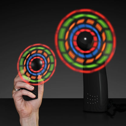 Light Up LED Mini Handheld Fan
