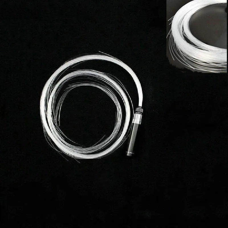 LED Fiber Optic Whip Rechargeable Fiber Optical Pixel Light-Up Whip Light Flow Toy F/Dance Party Lighting Show Rave EDM Music