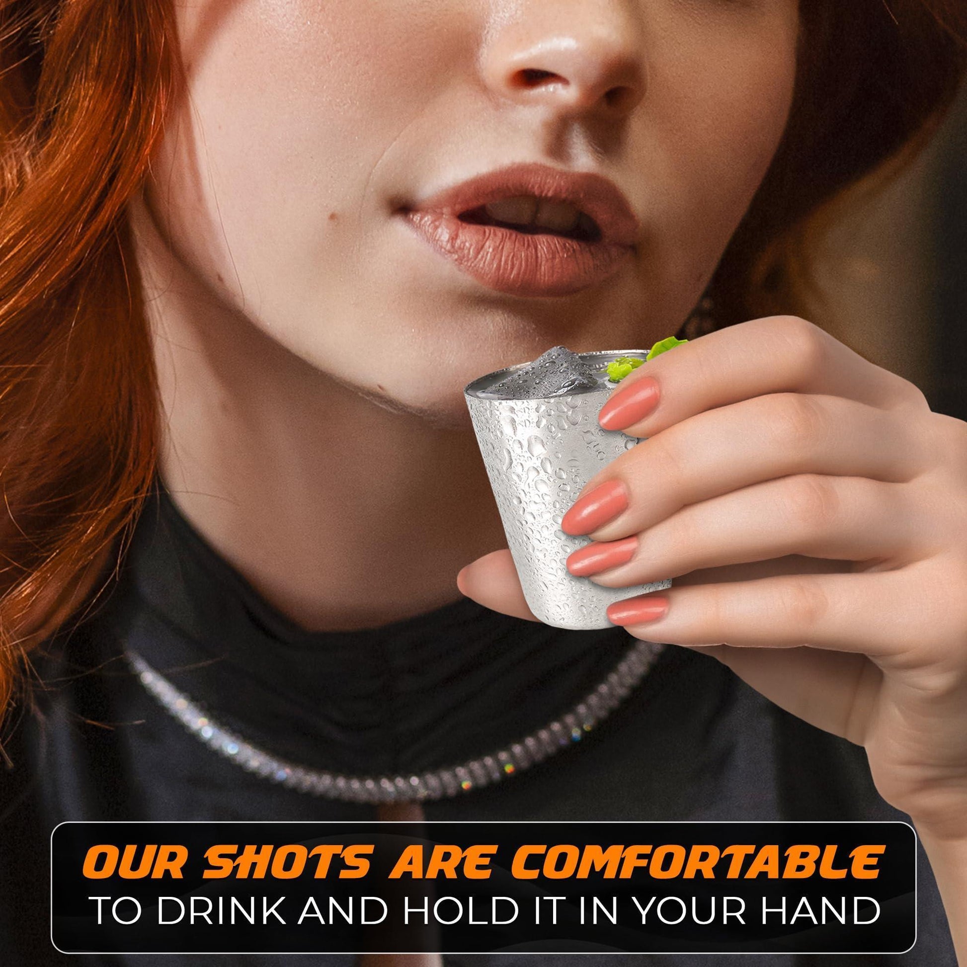 Outdoor Camping Unbreakable Metal Shooters, 15Pcs - Stainless Steel Shot Glasses