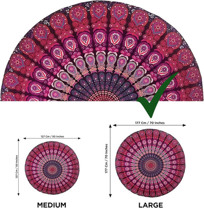 Purple Yoga, Meditation, Festival Tapestry Rug