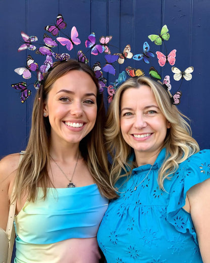 Butterfly Fascinator Hats Women Monarch Tea Party Headband Alice in Wonderland Hat Kentucky Derby Halloween Costume