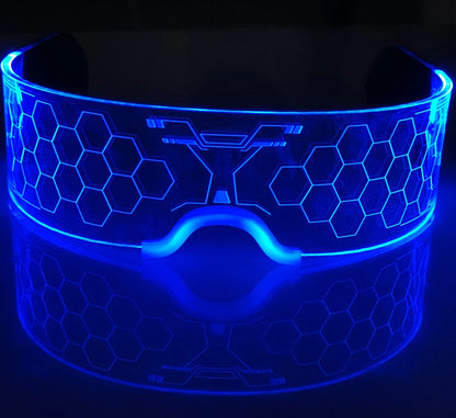 Newest LED Light up Glasses Luminous Glasses Technology Future Glow Party Costume Sunglasses Nightclub DJ Dance Party Decor