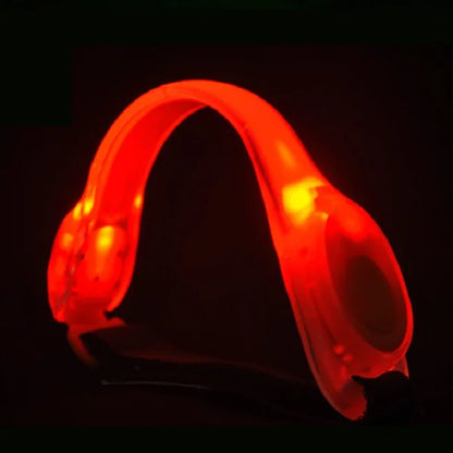 LED Light up Armband Adjustable Wearable Running Arm Belt Glow the Dark for Running Walking Cycling Concert Roller Skates Light