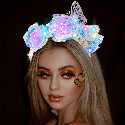 Light Up Glowing Flower Hair Accessory