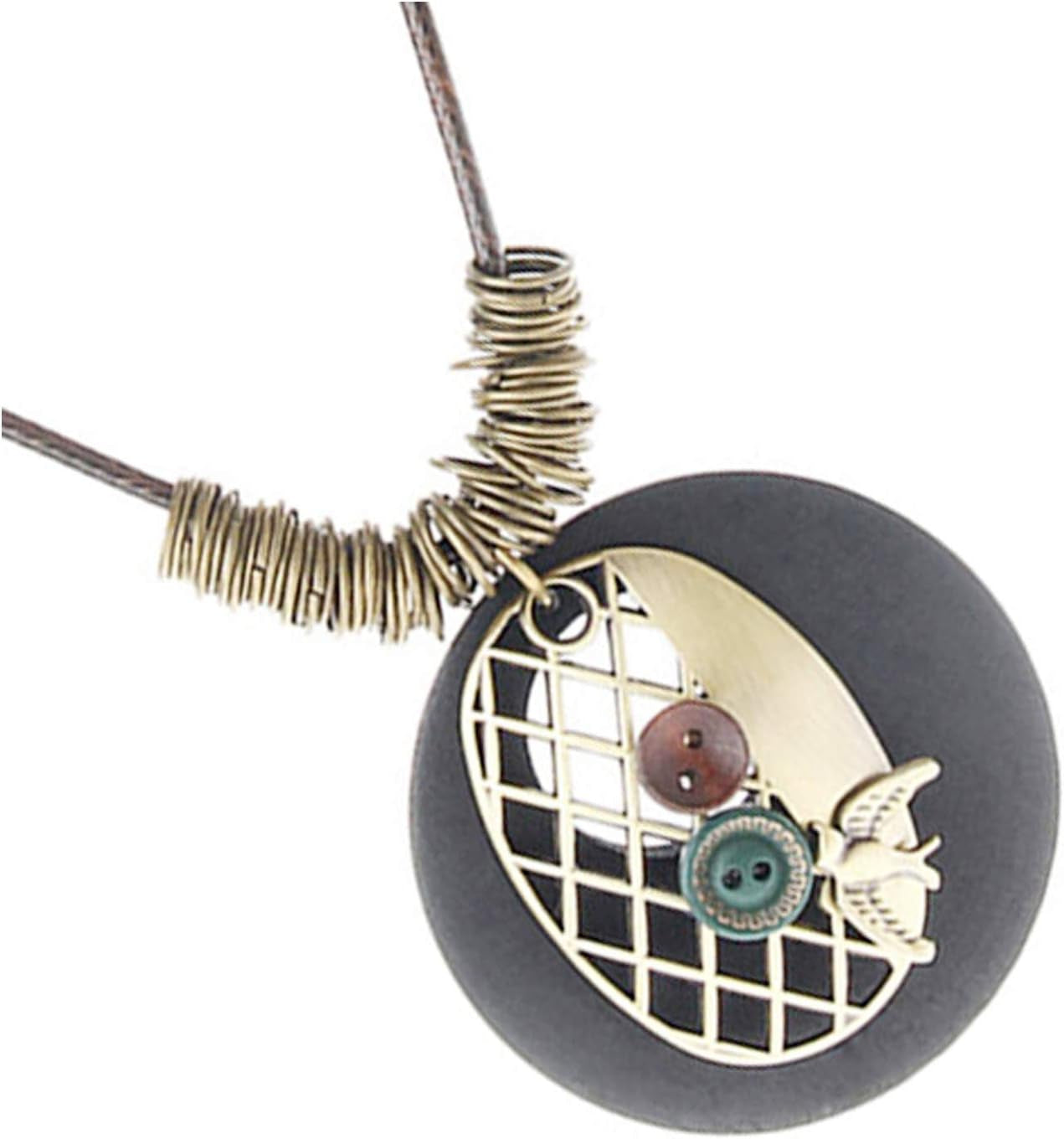 Handmade Vintage Necklace with Various Pendant Options 