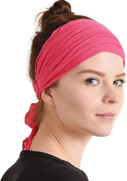 Womens Pirate Headband Headwrap - Turban Head Scarf Accessories Mens Hair Band