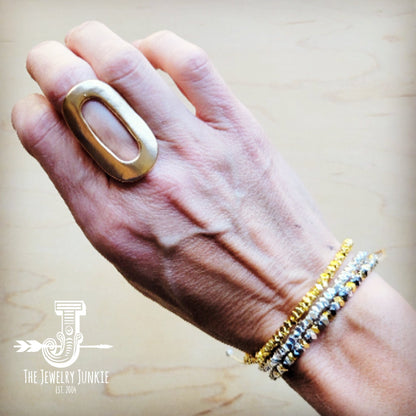 Stackable Woven Beaded Bracelet in Multi 809x