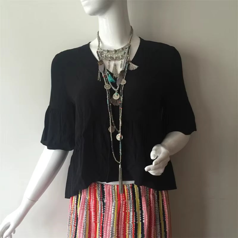 Gypsy Statement Vintage Long Boho Necklace Tribal