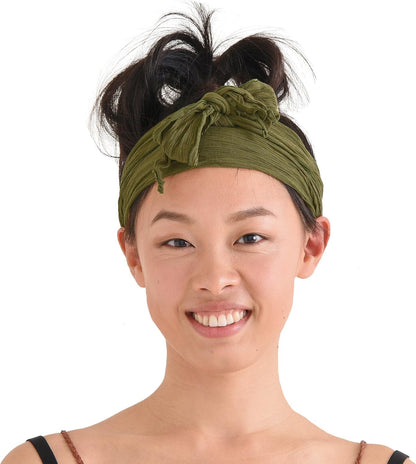Womens Pirate Headband Headwrap - Turban Head Scarf Accessories Mens Hair Band